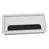 Aluminium Desk Cable Hole Cover, Desk Computer Wire Cable Tidy Outlet, Cable Outlet Insert for Management of Office & Computer Desk Wires(M), Solar Switch Board and Socket Cover