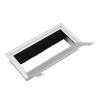 Aluminium Desk Cable Hole Cover, Desk Computer Wire Cable Tidy Outlet, Cable Outlet Insert for Management of Office & Computer Desk Wires(M), Solar Switch Board and Socket Cover view 2