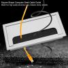 Aluminium Desk Cable Hole Cover, Desk Computer Wire Cable Tidy Outlet, Cable Outlet Insert for Management of Office & Computer Desk Wires(M), Solar Switch Board and Socket Cover view 3