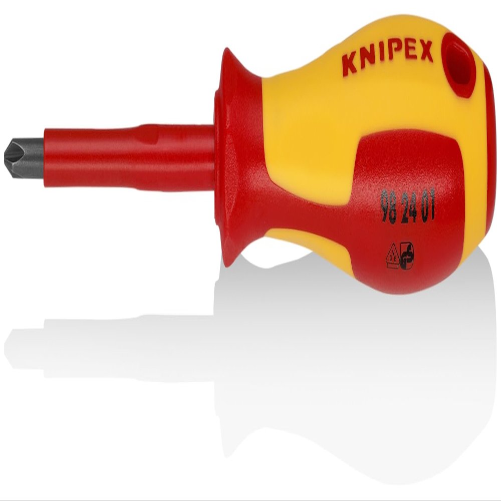 KNIPEX Tools 98 24 01 P1 Screwdriver, 3 1/4-Inch, 1000V Insulated