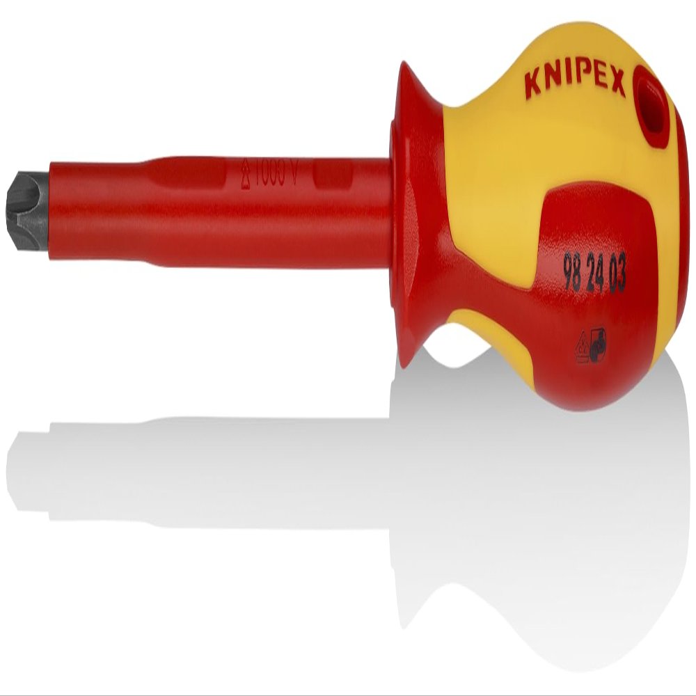 KNIPEX Tools 98 24 03 P3 Screwdriver, 6-Inch, Insulated