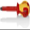 KNIPEX Tools 98 24 03 P3 Screwdriver, 6-Inch, Insulated view 1