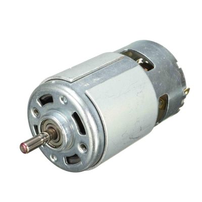 Bclla Zkenshan-DIY Motor 775 Motor Micro DC Motor DC 12V 13000RPM Ball Bearing Large Torque High Power Low Noise Electronic Component Motor, Easy to Install