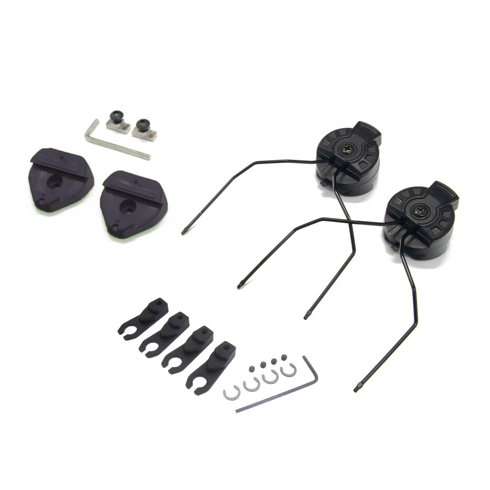 The Mercenary Company Universal Communication Headset Adapters Compatible with MTEK Flux, HHV, and MLOK Helmets (MSA Sordin)
