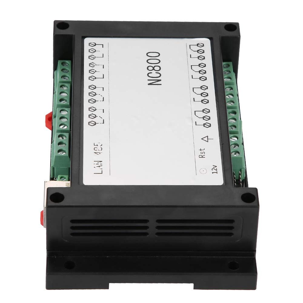 AC 250V 10A 8 Channel Ethernet RJ45 Relay Controller Status Return Mini TCP/IP RJ45 Port TCP/IP Remote Control Board Stable with Case(White)