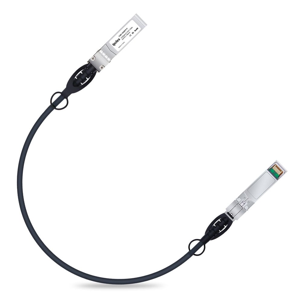 ipolex 10G SFP+ Twinax Cable, Direct Attach Copper(DAC) Passive Cable, 0.42m (1.37ft), for Cisco SFP-H10GB-CU0.42M, Meraki, Ubiquiti, Mikrotik, Intel, Fortinet, Netgear, D-Link, Supermicro, TP-Link