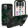 DuraSafe Cases for iPhone 11 PRO Max 6.5" 2019 A2161 A2220 A2218 Military Printed Rugged Heavy Duty Case with Kickstand - Military Green(Without Holster) view 1