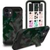 DuraSafe Cases for iPhone 11 6.1" 2019 A2111 A2223 A2221 Military Printed Rugged Heavy Duty Case with Kickstand - Military Green(Without Holster) view 1