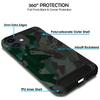 DuraSafe Cases for iPhone 11 6.1" 2019 A2111 A2223 A2221 Military Printed Rugged Heavy Duty Case with Kickstand - Military Green(Without Holster) view 3