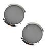 XunLiu 2PCS Audio Speaker Cover Mesh Grills Horn Guard with Screws for Car (10Inch, Silver) view 1