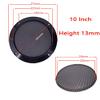 XunLiu 2PCS Audio Speaker Cover Mesh Grills Horn Guard with Screws for Car (10Inch, Silver) view 2