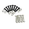 XunLiu 2PCS Audio Speaker Cover Mesh Grills Horn Guard with Screws for Car (10Inch, Silver) view 3