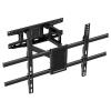 C-MOUNTS Full Motion TV Wall Mount Bracket Dual Articulating Arms Swivels Tilts Rotation for Most 37-75 Inch Flat Curved TVs,Holds up to 110lbs, Max VESA 600x400mm,Fits up to 16" Studs view 1