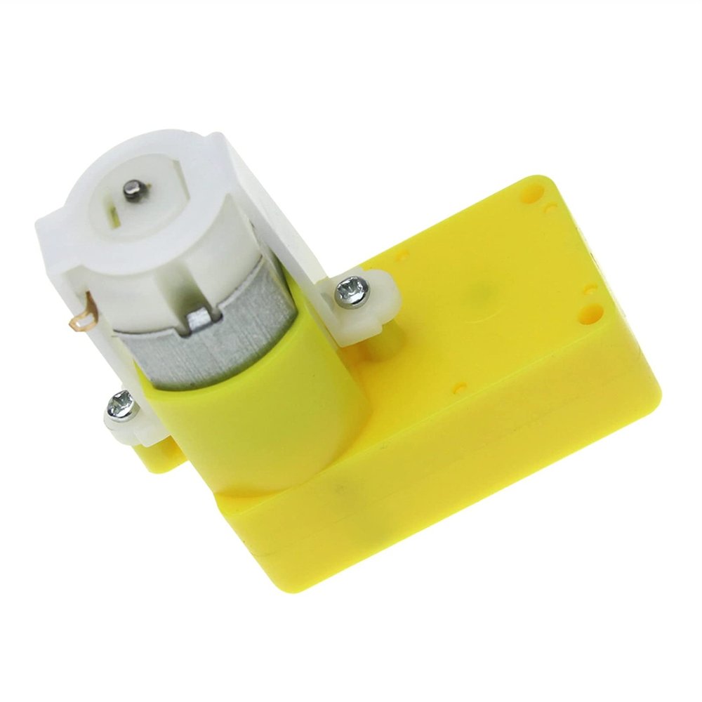 Bclla Zkenshan-DIY Motor 6V Bend of Uniaxial Gear TT Motor/Deceleration Motor/Gearbox/DC Geared Motor for Robot Car Toy,2Pcs, Easy to Install