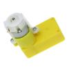 Bclla Zkenshan-DIY Motor 6V Bend of Uniaxial Gear TT Motor/Deceleration Motor/Gearbox/DC Geared Motor for Robot Car Toy,2Pcs, Easy to Install view 1