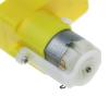 Bclla Zkenshan-DIY Motor 6V Bend of Uniaxial Gear TT Motor/Deceleration Motor/Gearbox/DC Geared Motor for Robot Car Toy,2Pcs, Easy to Install view 2