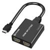 HDMI Splitter 1 in 2 Out - 4K@30Hz HDMI Splitter for Full HD 1080P 3D (1 Source to 2 Displays) view 1
