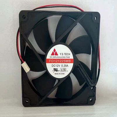 FD121225MB 12V 120mm Fan, 12V 0.29A 12025 2-pin Cooling Fan