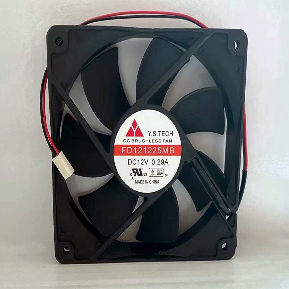 FD121225MB 12V 120mm Fan, 12V 0.29A 12025 2-pin Cooling Fan