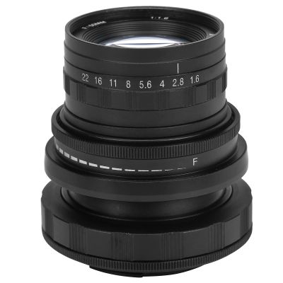 214 Tilt Shift Lens,50mm F1.6 E Mount Tilt Shift Manual Focus Full Frame Lens, A9 A7 Series Mirrorless Cameras,Black