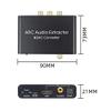 192KHz ARC Audio Audio Digital to Analog Audio Converter SPDIF Coaxial 3.5mm Output view 2