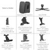 iBOLT Custom Industry Standard Suction Cup Dashboard/Windshield Mount - Featuring Our Heavy Duty 25mm / 1 inch Dual Socket Ball Mount- for Phones, Tablets, Barcode scanners, Vesa 75/100, etc. view 4