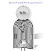 Premium Screwless Google Nest WiFi Router Mount for Mesh and Point (2nd Generation) AC2200 With In-Built Cable Management System view 2
