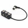 SZRMCC Hirose 4 Pin Male to 3X 2Pin Female Camera Power Splitter 1 to 3 Box for Sony F5 F55 ARRI Amira Camera view 2