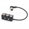 SZRMCC Hirose 4 Pin Male to 3X 2Pin Female Camera Power Splitter 1 to 3 Box for Sony F5 F55 ARRI Amira Camera view 4