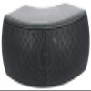 Rockville Wet-D4 Black Dual 4 in 70V/100V Indoor/Outdoor Speaker, 8-Ohm Bypass, Weather-Resistant, Angled Dual Woofers for Commercial/Restaurant/Bar and Patios, 5-Piece view 2