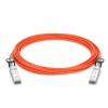 QSFPTEK 10G SFP+ Active Optical Cable, 15m (49ft) SFP+ to SFP+,10 GBASE OM2 MMF Fiber AOC Cable with Transceiver Module for Cisco SFP-10G-AOC15M, Ubiquiti, D-link, Netgear, Mikrotik, Open Code Devices view 1
