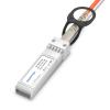 QSFPTEK 10G SFP+ Active Optical Cable, 15m (49ft) SFP+ to SFP+,10 GBASE OM2 MMF Fiber AOC Cable with Transceiver Module for Cisco SFP-10G-AOC15M, Ubiquiti, D-link, Netgear, Mikrotik, Open Code Devices view 2