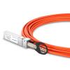 QSFPTEK 10G SFP+ Active Optical Cable, 15m (49ft) SFP+ to SFP+,10 GBASE OM2 MMF Fiber AOC Cable with Transceiver Module for Cisco SFP-10G-AOC15M, Ubiquiti, D-link, Netgear, Mikrotik, Open Code Devices view 3