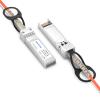 QSFPTEK 10G SFP+ Active Optical Cable, 15m (49ft) SFP+ to SFP+,10 GBASE OM2 MMF Fiber AOC Cable with Transceiver Module for Cisco SFP-10G-AOC15M, Ubiquiti, D-link, Netgear, Mikrotik, Open Code Devices view 4