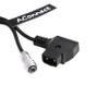 AConnect BMPCC-Weipu 2Pin-Blackmagic-Cable 2 Pin Female to D Tap Power Coiled Cord for Blackmagic Pocket Cinema Camera 4K|6K from Gold Mount V Mount view 2
