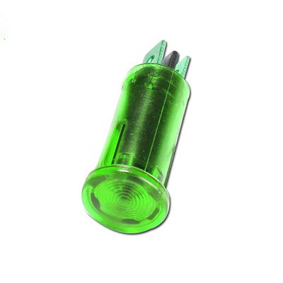 125V AC Indicator Light LED Dash Bulbs - Energy Saving, Green, Pack of 5
