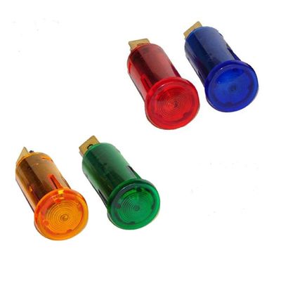 5Pcs Yellow LED Instrument Cluster Indicator Light Pilot Lights - 380V AC
