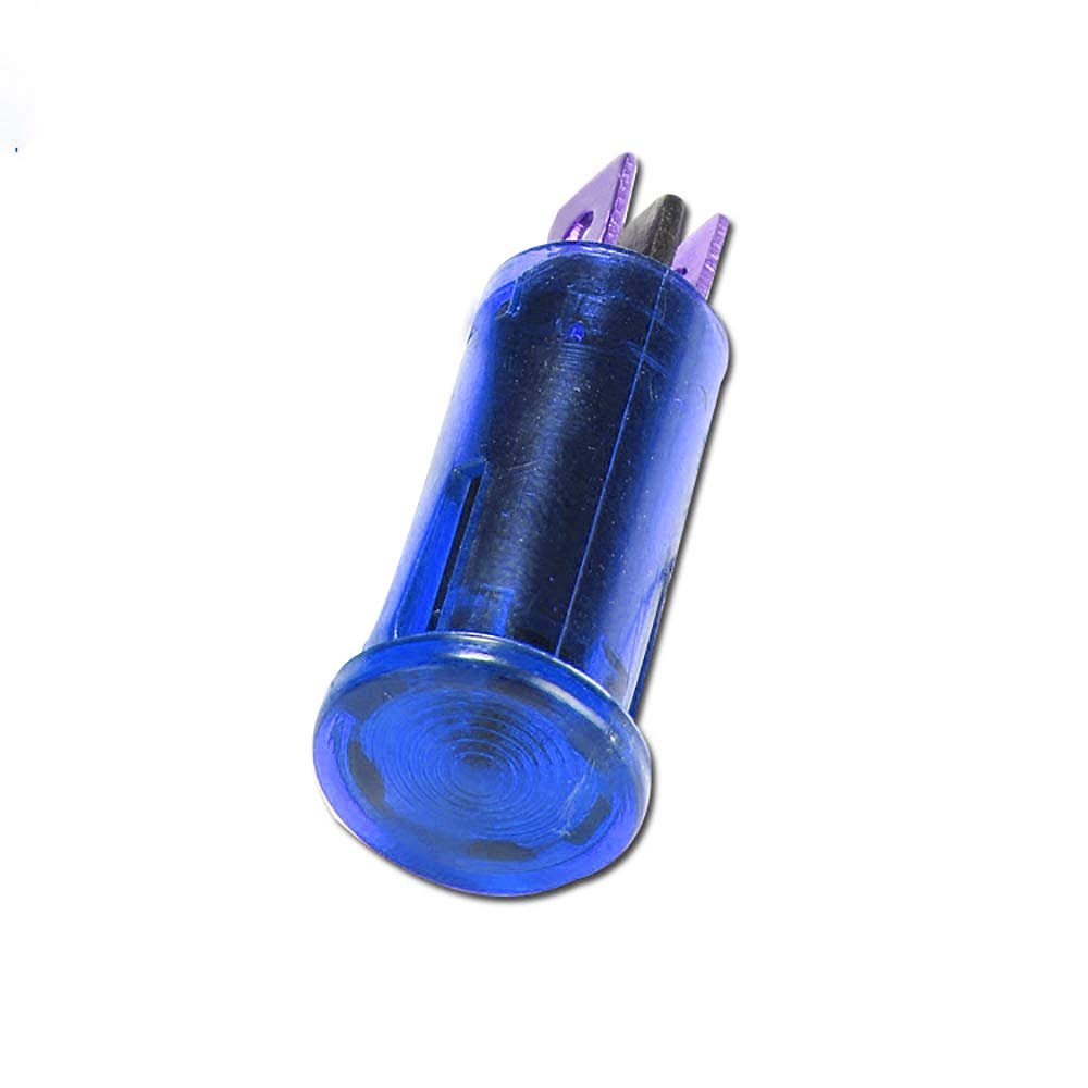 12V DC Indicator Light LED Dash Bulbs - Energy Saving, Blue, Pack of 5
