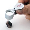Vixen D17 41377 Metal Holder 10x Magnifying Glass Loupe Silver view 4