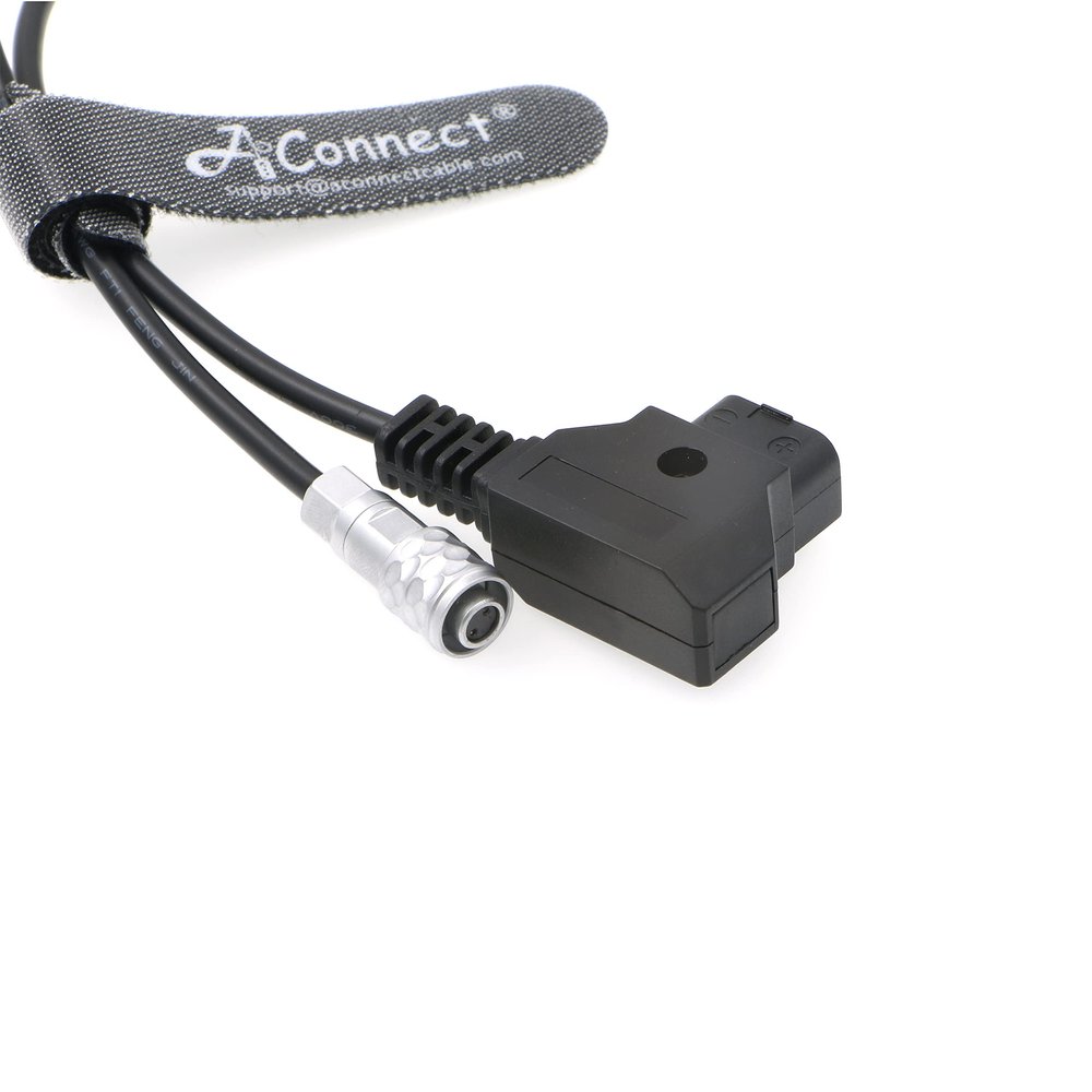 AConnect BMPCC4K-2Pin-Dtap-Cable Blackmagic Pocket Cinema Camera 4K|6K Weipu 2 Pin Female to P Tap Power Cable Gold Mount V Mount 1M