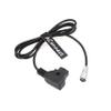 AConnect BMPCC4K-2Pin-Dtap-Cable Blackmagic Pocket Cinema Camera 4K|6K Weipu 2 Pin Female to P Tap Power Cable Gold Mount V Mount 1M view 2