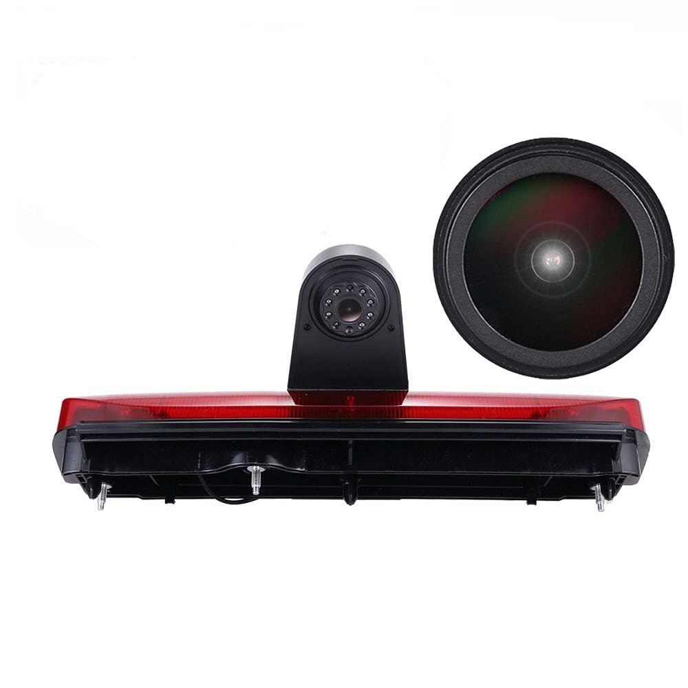 1280x720 Pixel 1000TV Lines 3rd Brake Light Reversing car Camera Brake lamp Parking Vehicle Camera Replacement for Ford Transit Connect 2014-2017 Transporter Business MPV SUV Bus Waterproof