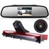 1280x720 Pixel 1000TV Lines 3rd Brake Light Reversing car Camera Brake lamp Parking Vehicle Camera Replacement for Ford Transit Connect 2014-2017 Transporter Business MPV SUV Bus+4.3" Reverse Screen view 1