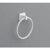 Oakbrook Towel Ring STN WHT view 1
