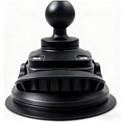 Strg Suction Cup Mount with 1'' Ball, Ball Mount with Suction Cup Base Compatible with RAM Mount and All 1 Inch/B Size/ 25mm Ball Double Socket Arms
