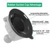 Strg Suction Cup Mount with 1'' Ball, Ball Mount with Suction Cup Base Compatible with RAM Mount and All 1 Inch/B Size/ 25mm Ball Double Socket Arms view 3