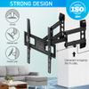 C-MOUNTS Corner TV Wall Mount Full Motion,Wall Mount TV Bracket Fits 26-55 Inch Flat Curved Screen TVs Holding up to 110 lbs Max VESA 400x400Swivel TV Wall Mount Heavy Duty Design view 2