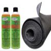 12FT x 3.75FT Charcoal Carpet ROLL + 2 CANS of 777LV Glue for Polymat Art Crafts Home Decoration Wall Liner Carpet view 1