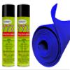 12FT x 3.75FT Blue Carpet ROLL + 2 CANS of 777 Glue for Polymat Series 35 Latex Backed-Carpet view 1