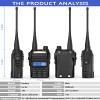 UV-82 10KM Long Range 5W Powerful Walkie Talkie Portable CB VHF/UHF PTT Two Way Radio view 4